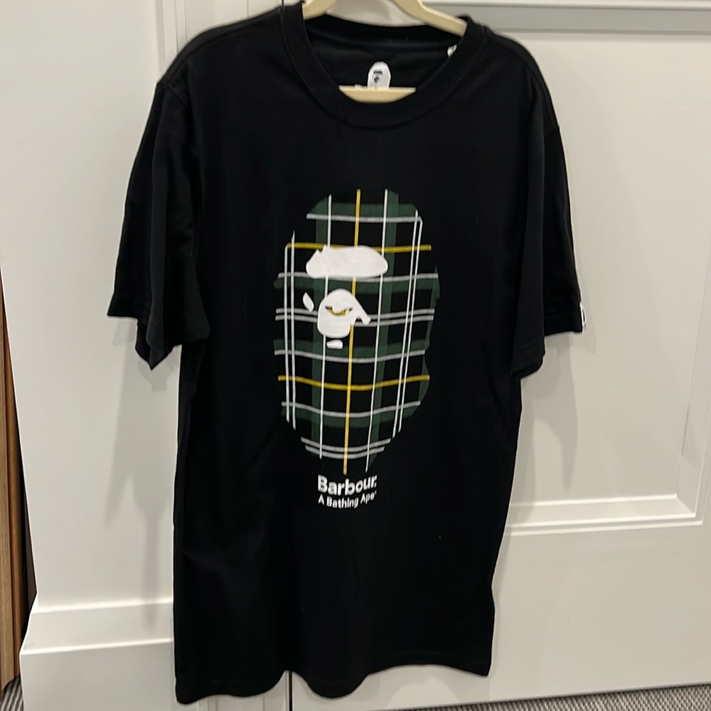 A Bathing Ape x Barbour tee Men’s Small
